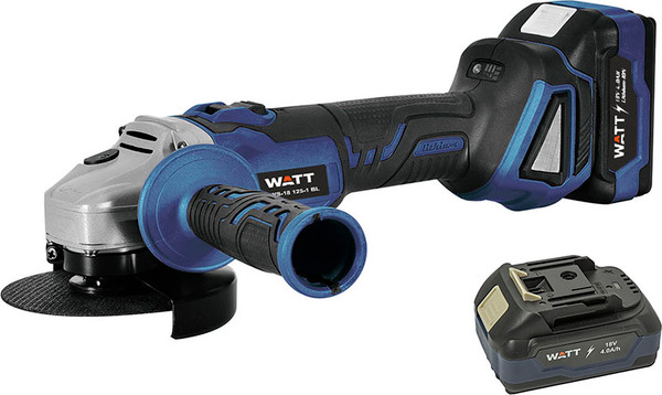 Угловая шлифовальная машина Watt WWS-18/125-1 BL - фото