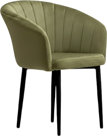 Стул Памир Версаль F72 поворотный (оливковый/черная опора) - фото