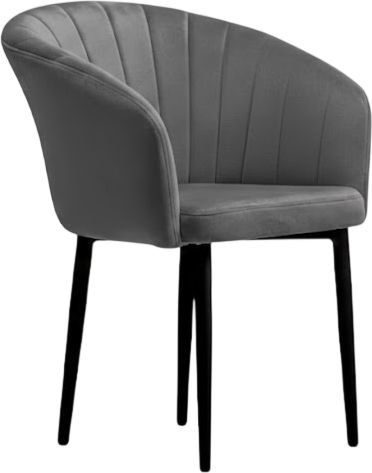 Стул Памир Версаль F84 поворотный (серый/голубой/черная опора) - фото