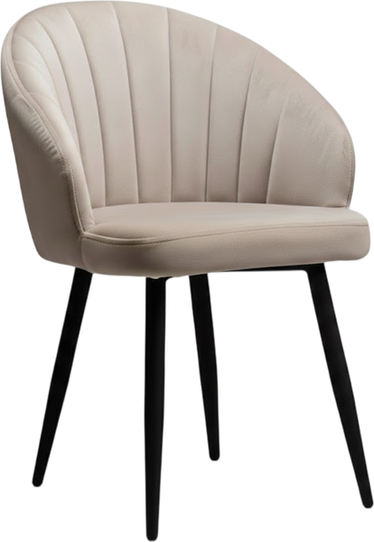 Стул Памир Зефир F05 поворотный (светло-серый/бежевый/черная опора) - фото