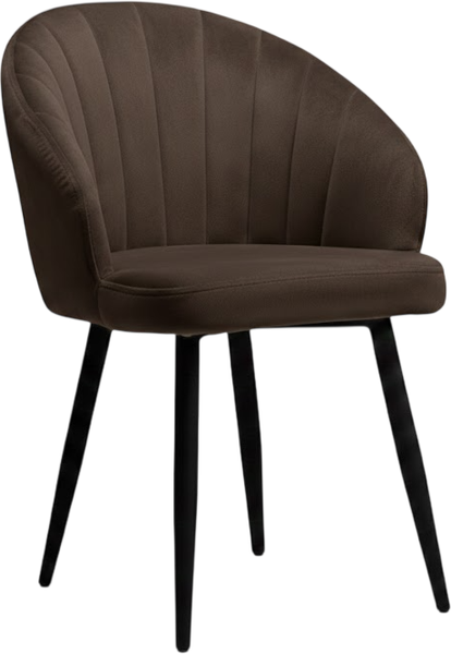 Стул Памир Зефир F31 поворотный (коричневый/черная опора) - фото