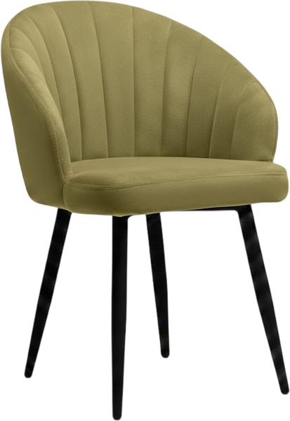 Стул Памир Зефир F72 поворотный (оливковый/черная опора) - фото