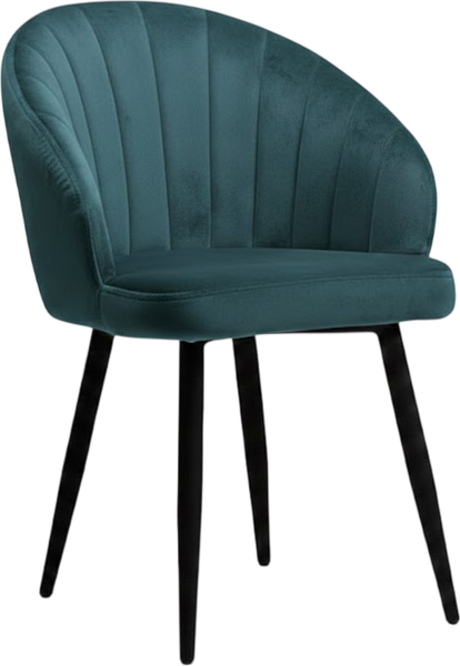 Стул Памир Зефир F76 поворотный (зеленый/синий/черная опора) - фото