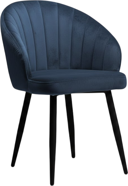 Стул Памир Зефир F78 поворотный (темно-синий/черная опора) - фото