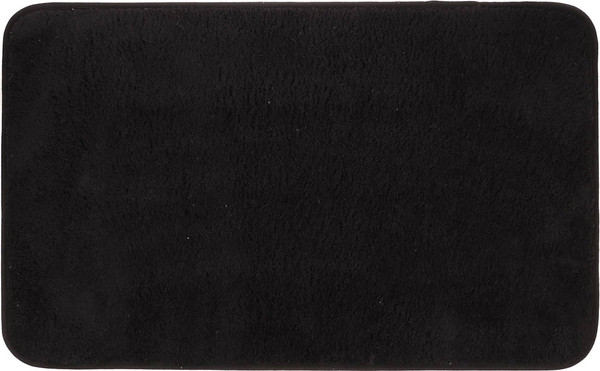 Коврик для ванной SWENSA Ping Black 2 50x80см / SWM-4014-BLK-B - фото