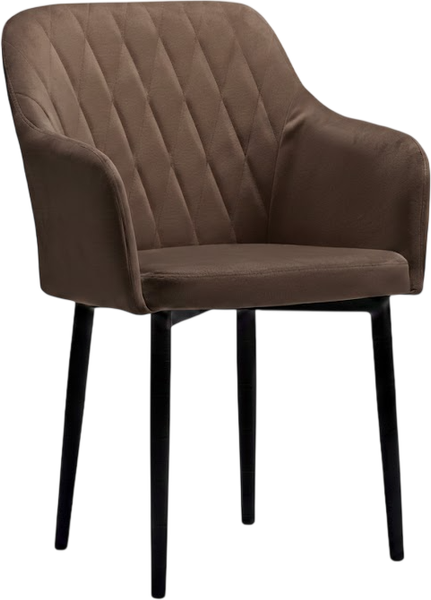 Стул Памир Марсель F33 поворотный (темно-коричневый/черная опора) - фото