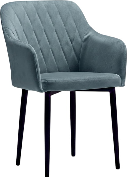 Стул Памир Марсель F71 поворотный (серый/бирюзовый/черная опора) - фото