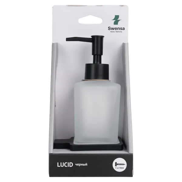 Дозатор для жидкого мыла SWENSA Lucid SWR-5400-04-BLK