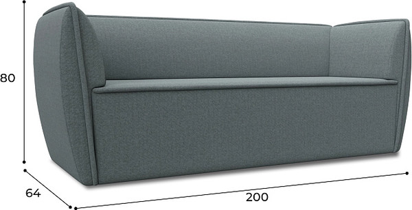 Диван Лига Диванов Бергамо 3-х местный / 122445