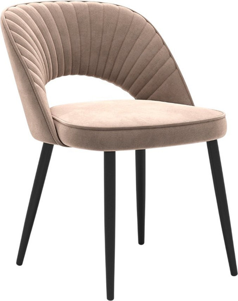 Стул Памир Новара F08 поворотный (бежевый/черная опора) - фото