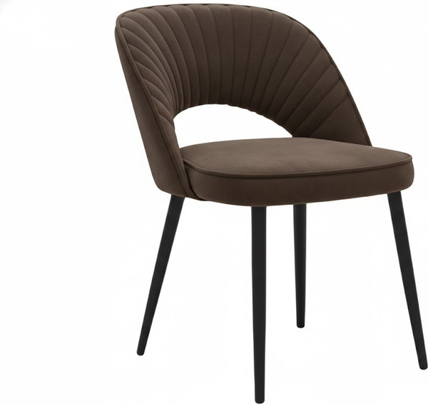 Стул Памир Новара F31 поворотный (коричневый/черная опора) - фото