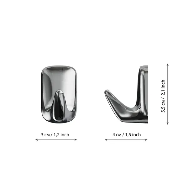 Крючок для ванной LEMER Elegia одинарный LEM-EL028