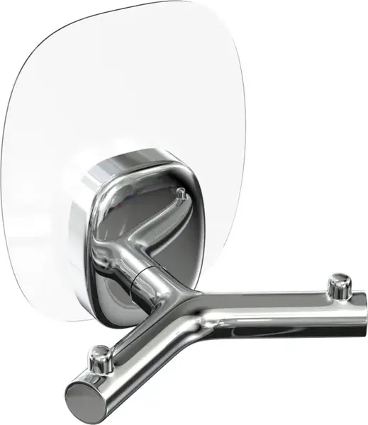 Крючок для ванной LEMER Nature двойной на силиконовом креплении LEM-N05CR - фото