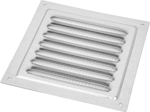 Решетка вентиляционная Viento РМ1212Ц оцинкованная - фото
