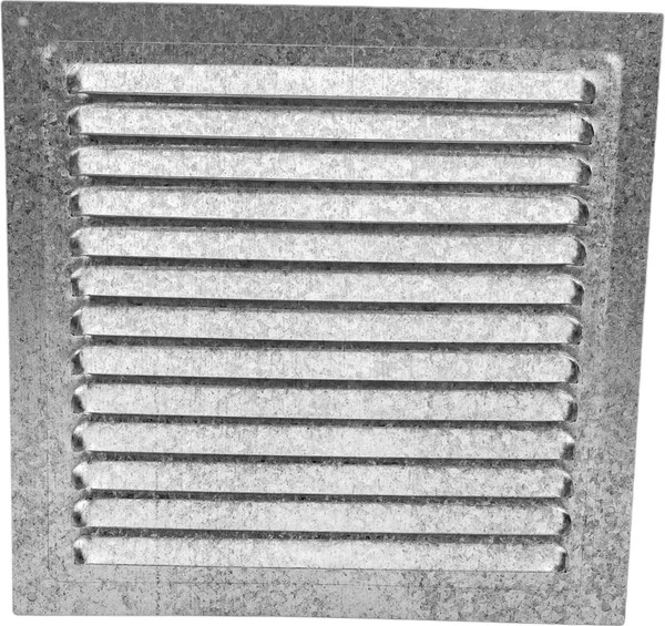 Решетка вентиляционная Viento РМ2525Ц оцинкованная - фото