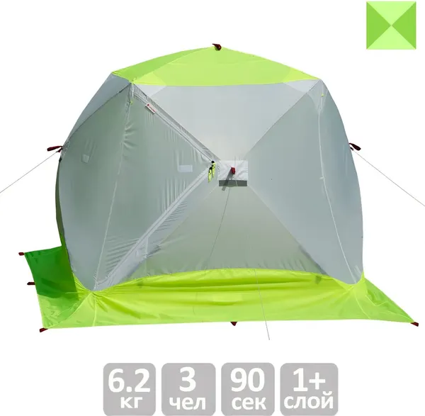 Палатка ЛОТОС Куб 3 Компакт ЭКО / 17056