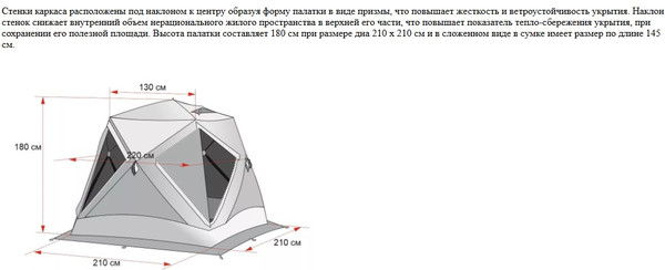 Палатка ЛОТОС Куб 3 Классик А9 / 17084