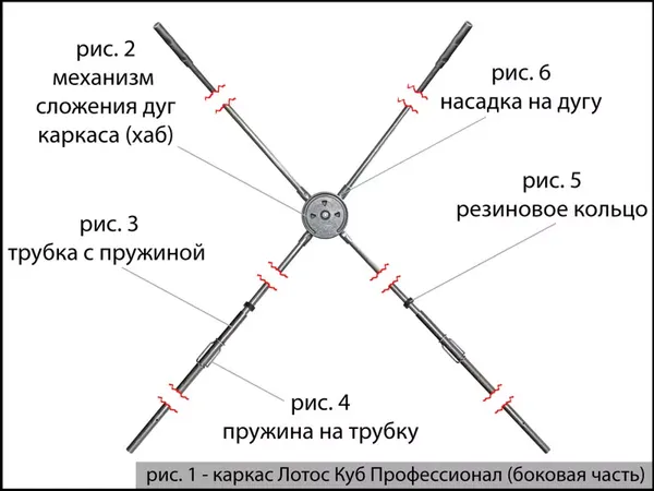 Палатка ЛОТОС Куб Профессионал М 2015 / 17011