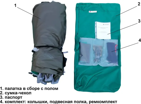 Палатка ЛОТОС 3 Саммер 2023 / 19026