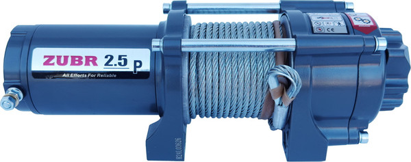 Лебедка электрическая Zubr EWP2500A (стальной трос) - фото