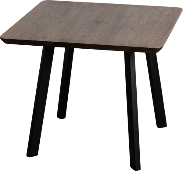 Журнальный столик Stal-Massiv SMK-50 (мореный/черный) - фото