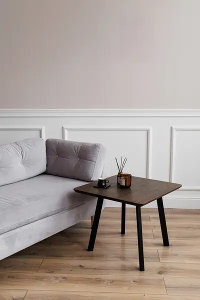 Журнальный столик Stal-Massiv SMK-50 (мореный/черный)