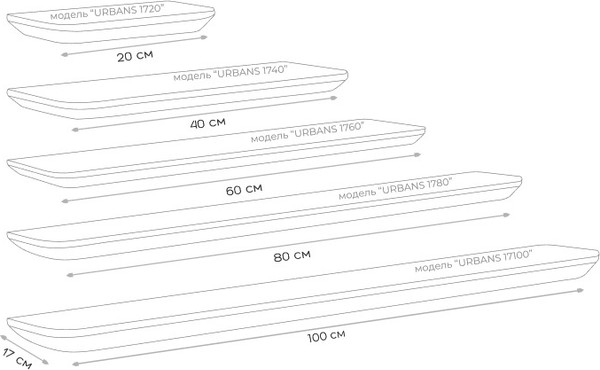 Полка Stal-Massiv Urbans 1780
