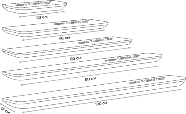 Полка Stal-Massiv Urbans 1720