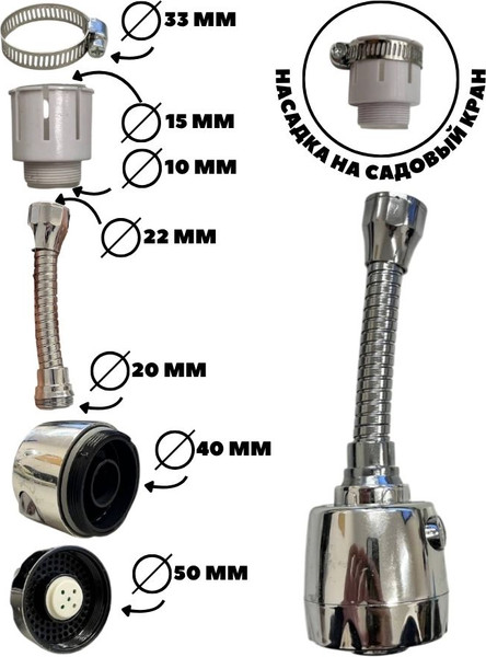 Аэратор для смесителя MONAMI QQH25-17