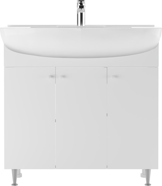 Тумба под умывальник Домино Элеганс 85 Промо без ящика - фото