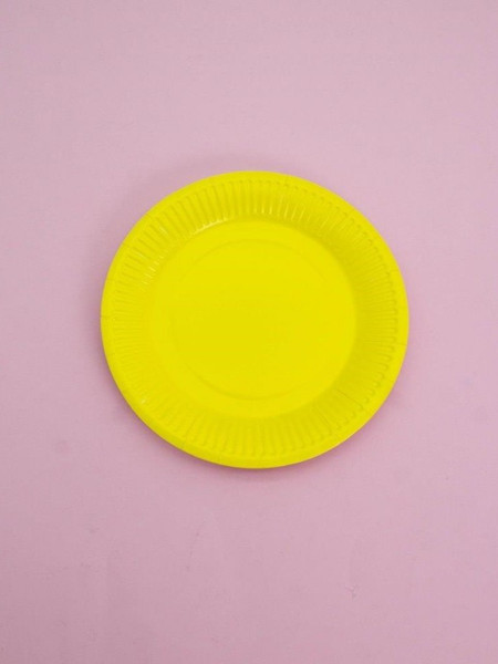 Набор одноразовых тарелок ILikeGift Party yellow / AK0014