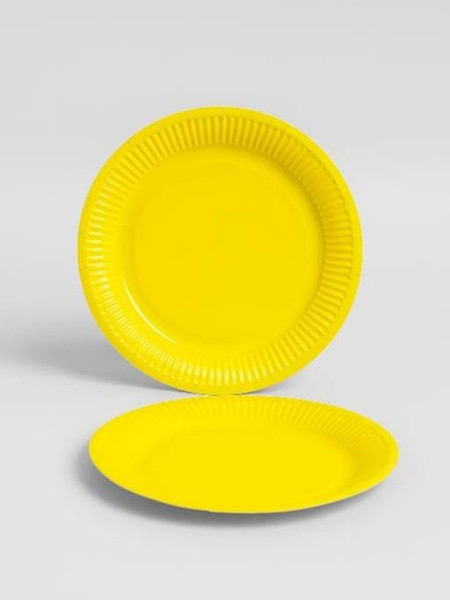 Набор одноразовых тарелок ILikeGift Party yellow / AK0014