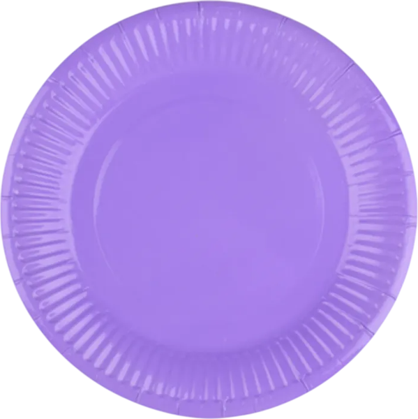 Набор одноразовых тарелок ILikeGift Party purple / AK0017 - фото