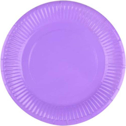 Набор одноразовых тарелок ILikeGift Party purple / AK0018 - фото