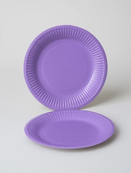 Набор одноразовых тарелок ILikeGift Party purple / AK0018