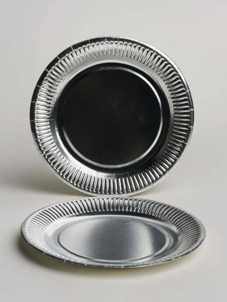 Набор одноразовых тарелок ILikeGift Silver party / AK0041