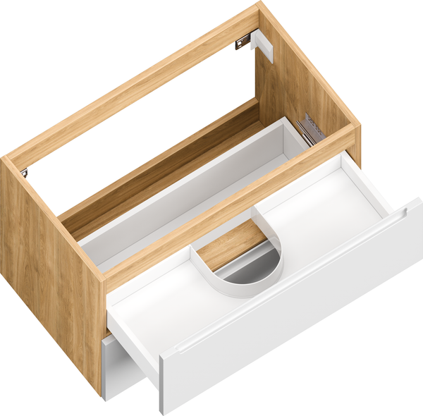 Тумба с умывальником ЗОВ Дион 70 / D70LHO0M9003MKV5-LDSPW6002