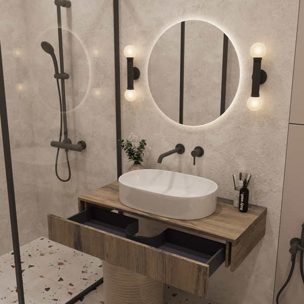 Тумба под умывальник ЗОВ Токио премиум 100 / TP100AWPTOC0