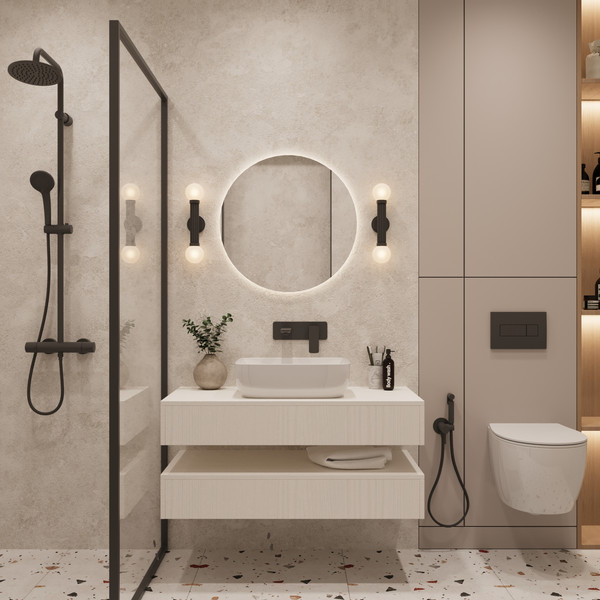 Тумба под умывальник ЗОВ Токио премиум 100 / TP100WWPTOC0