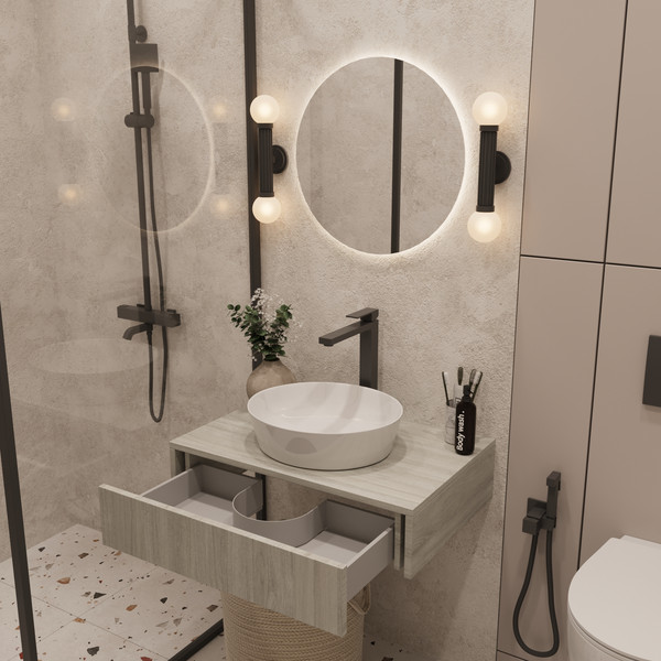 Тумба под умывальник ЗОВ Токио премиум 70 / TP70ELSPTOC0