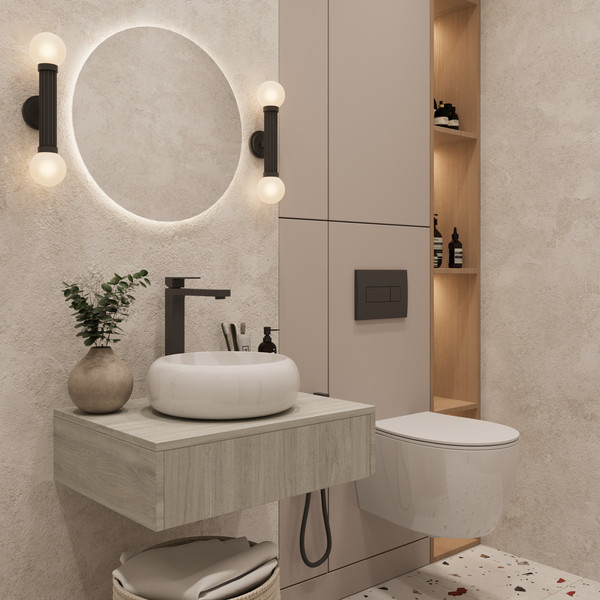 Тумба под умывальник ЗОВ Токио премиум 60 / TP60ELSPTOC0