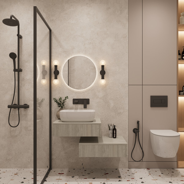 Тумба под умывальник ЗОВ Токио премиум 60 / TP60ELSPTOC0