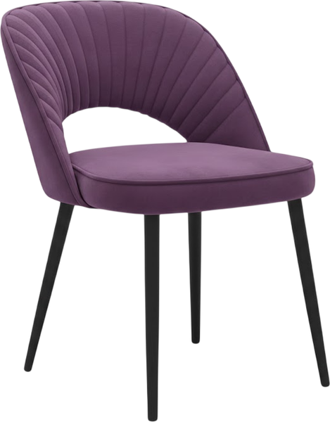 Стул Памир Новара F68 поворотный (фиолетовый/черная опора) - фото