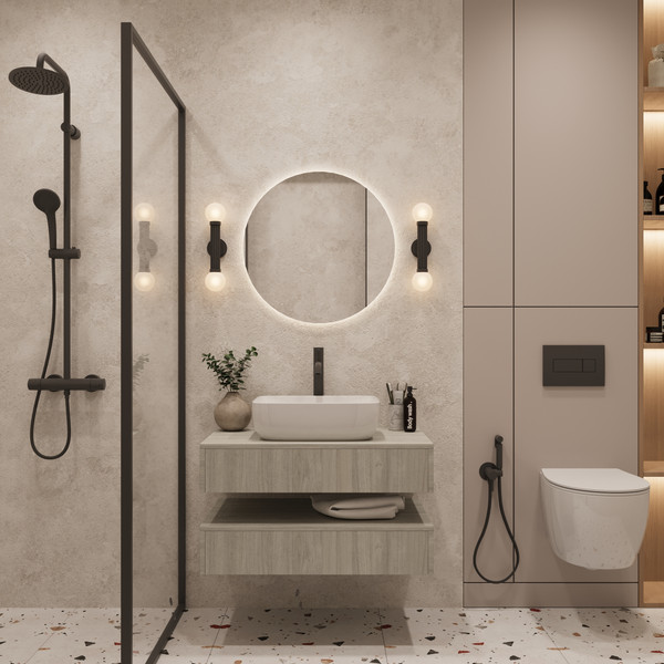 Тумба под умывальник ЗОВ Токио премиум 80 / TP80ELSPTOC0