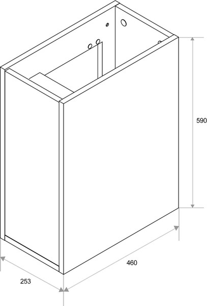 Тумба под умывальник ЗОВ Пекин PLDSPOGS2045