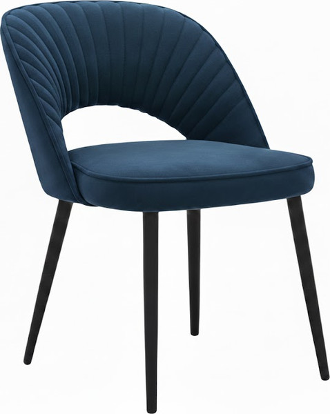 Стул Памир Новара F78 поворотный (темно-синий/черная опора) - фото