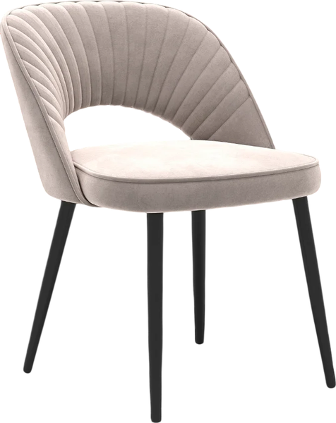 Стул Памир Новара F81 поворотный (светло-серый/черная опора) - фото