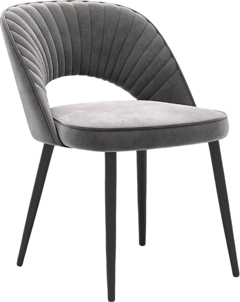 Стул Памир Новара F83 поворотный (серый/черная опора) - фото