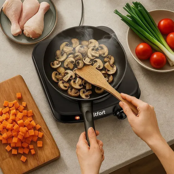 Электрическая настольная плита Kitfort КТ-5422