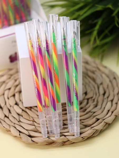 Набор гелевых ручек ILikeGift Rainbow Spiral / Z10201